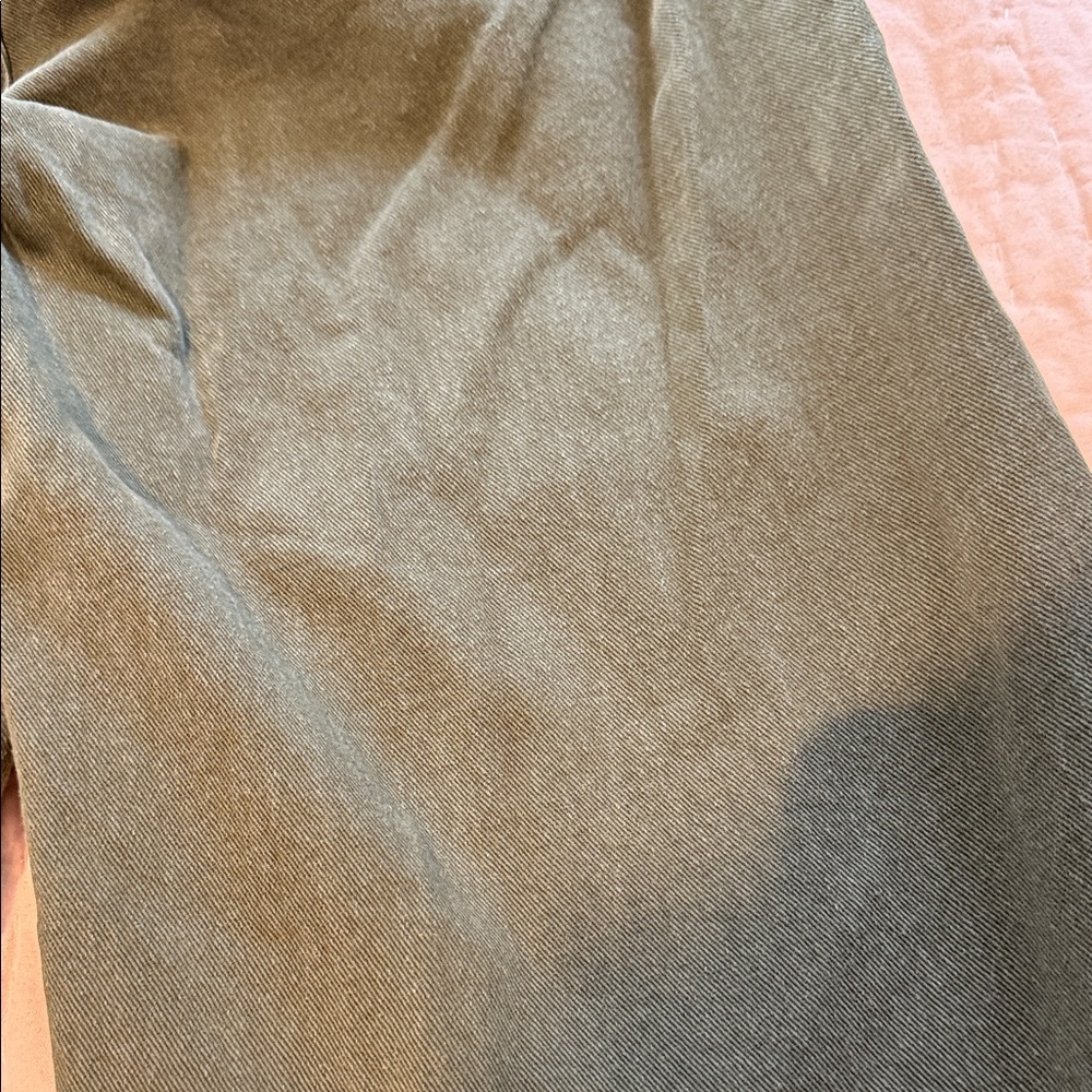The Marine Crop Sanctuary Los Angeles Denim wide Leg Jeans 31 Olive Green - Picture 11 of 14